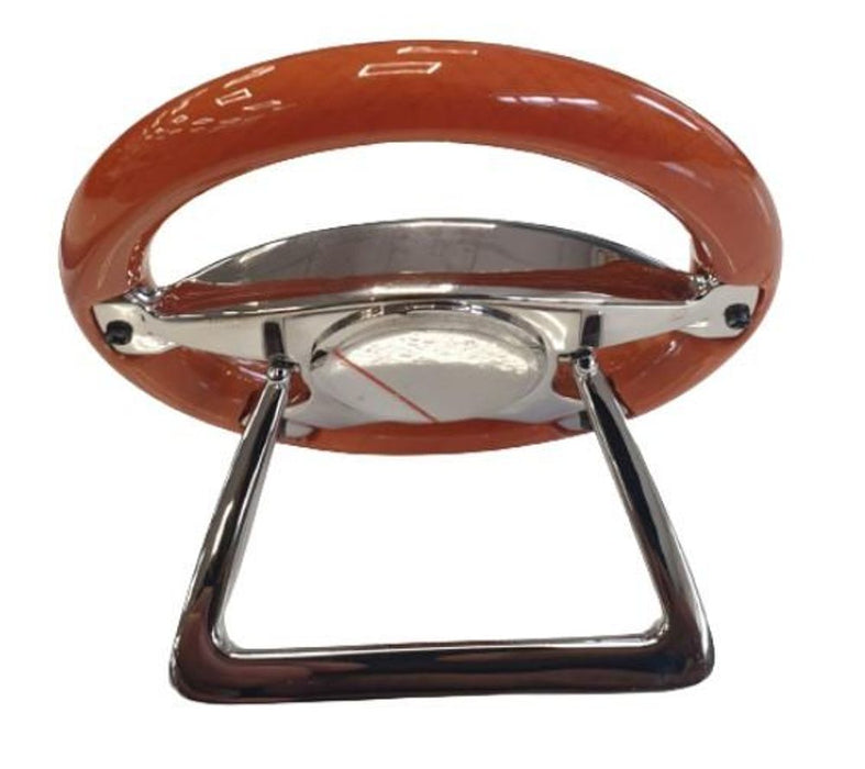 Solid Brass Car Steering Miniature Clock - High Quality, Clearance, Needs Re-Battery - IMP419