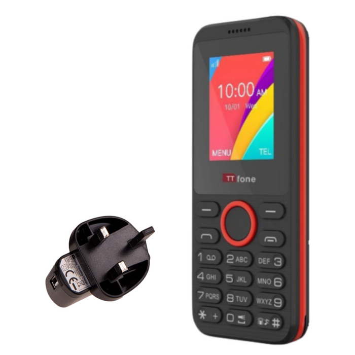 TTfone TT160 Dual SIM - with Charger - O2 Pay as you Go - Unlocked