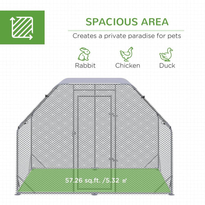 Spacious Chicken Coop | Roofed Run | Fits 4-6 Chickens | High Quality