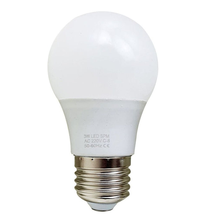 3W E27 Screw LED Light GLS bulbs, Energy Saving Edison  Cool White 6000K non dimmable lights