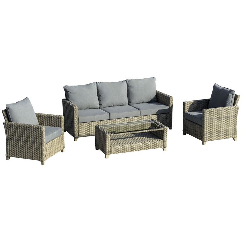 Premium Outdoor Rattan Sofa Set - Stylish and Durable Patio Furniture