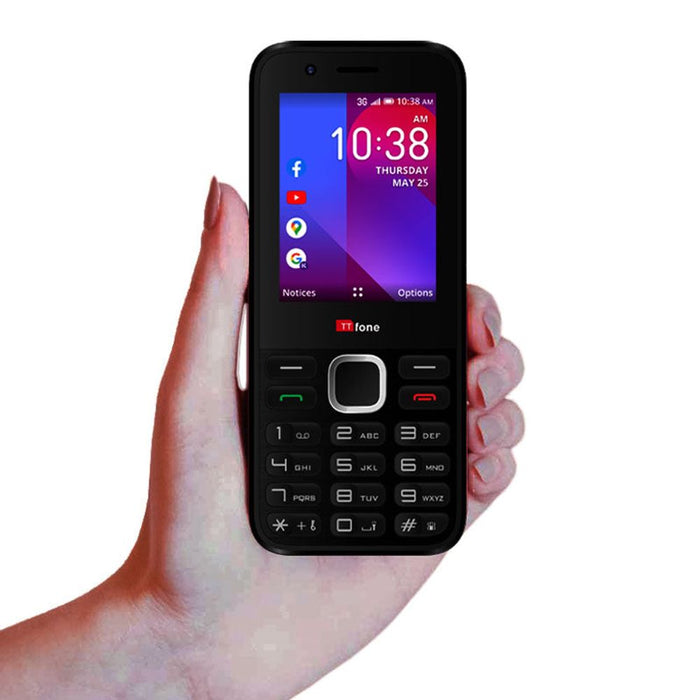 Simple & Easy TTfone TT240 Mobile Phone | Charger & Giff Gaff Sim Included | Unlocked