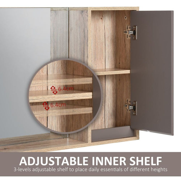 Premium Wall Mount Bathroom Cabinet & Mirror Shelf - Sleek Home Storage Solution - Durable & Stylish Design