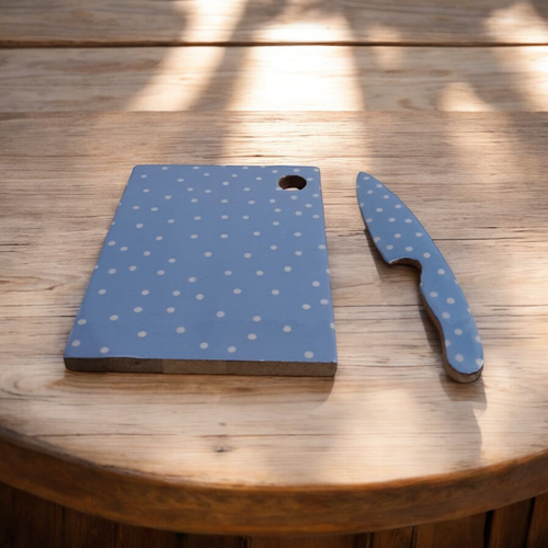 23CM CHOPPING BOARD WITH KNIFE