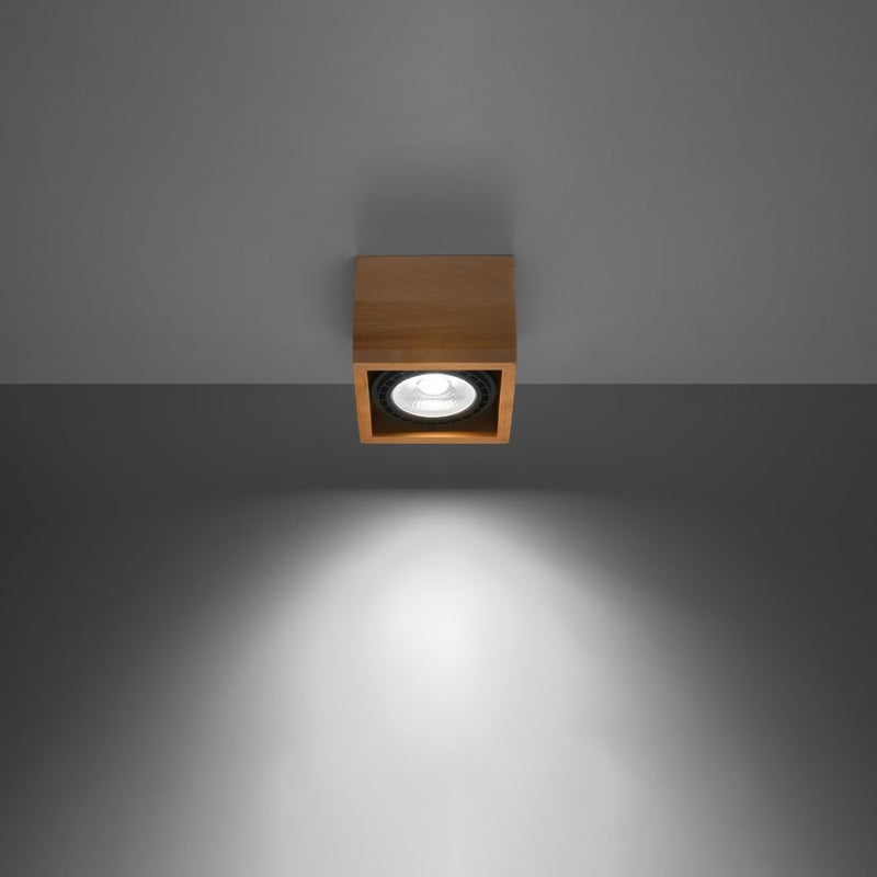 Sleek Wood Ceiling Lamp - Quatro Scandinavian Design - Top Quality