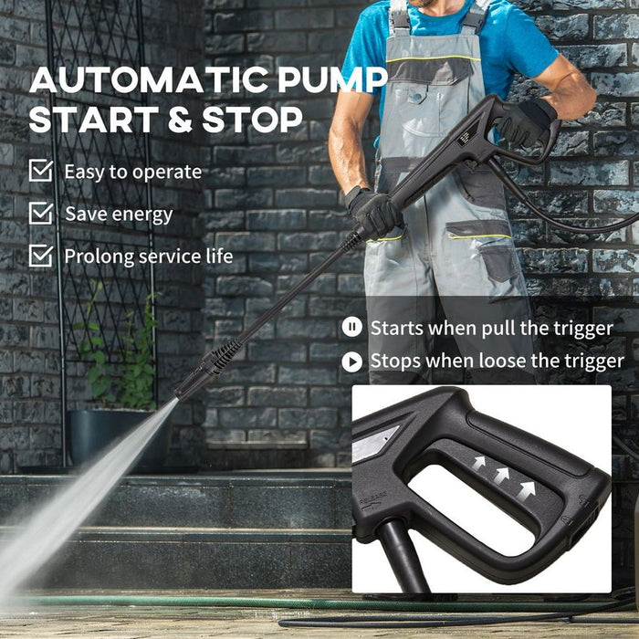 DURHAND High-Performance Power Washer - 1800W, 150 Bar, 510 L/h - Garden, Car