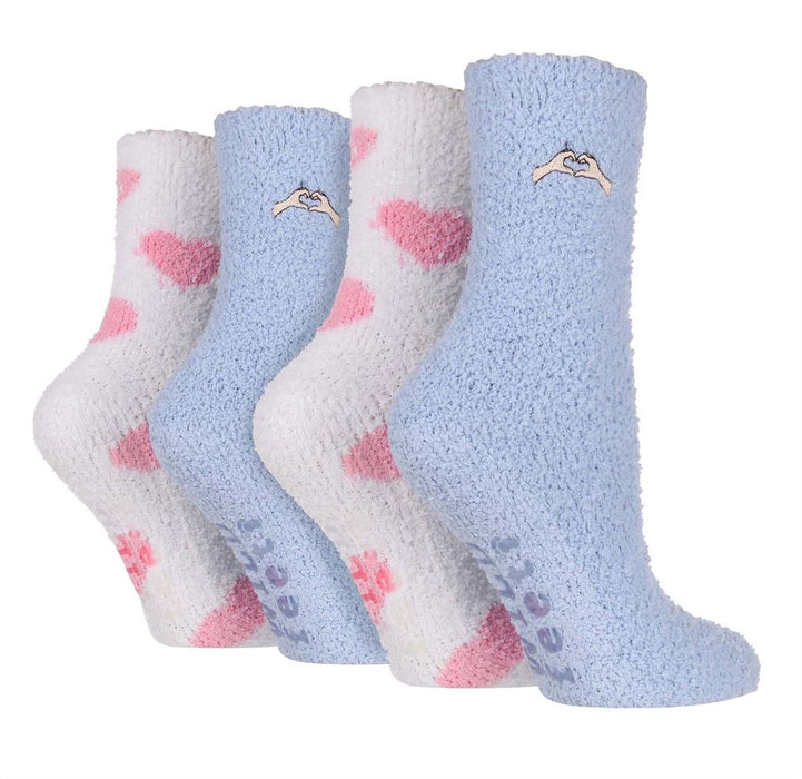 Cozy Lounge Socks - Snuggle Up in Style! Best Quality, 4 Pairs, Ultimate Comfort. Perfect Gift!