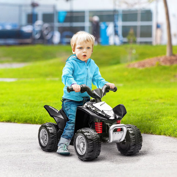 Honda Licensed Kids Electric Quad Bike 6V ATV Ride On 1.5-3 Years Black