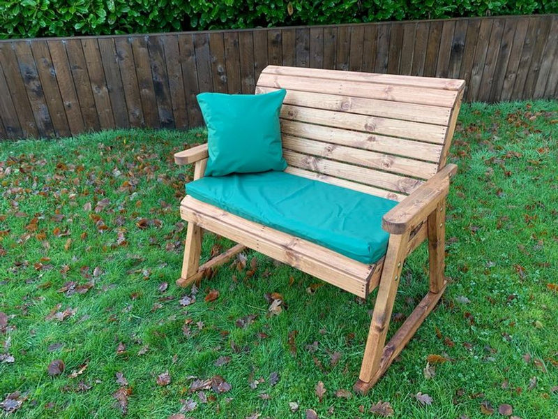Premium English Two Seater Rocker Bench