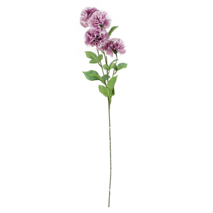 Pack of 6 x 70cm Pink Artificial Carnation Stem - 24 Flowers