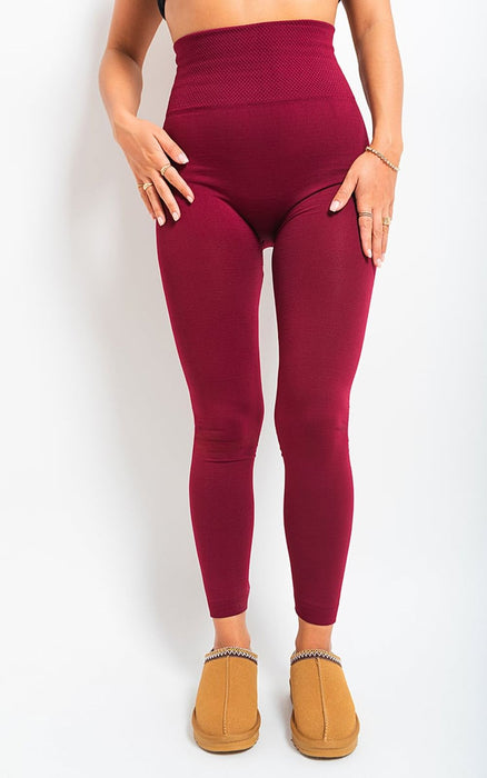 Elastic Waist Button Detail Leggings - Stylish, Comfortable, and Versatile!