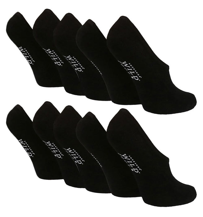 10PK - Wildfeet Ped Liner Sock with Heel Grip