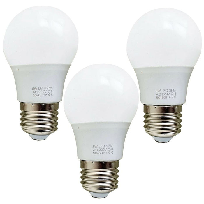 E27 5W Energy Saving Warm White LED Light Bulbs A60 E27 Screw-in non dimmable bulbs