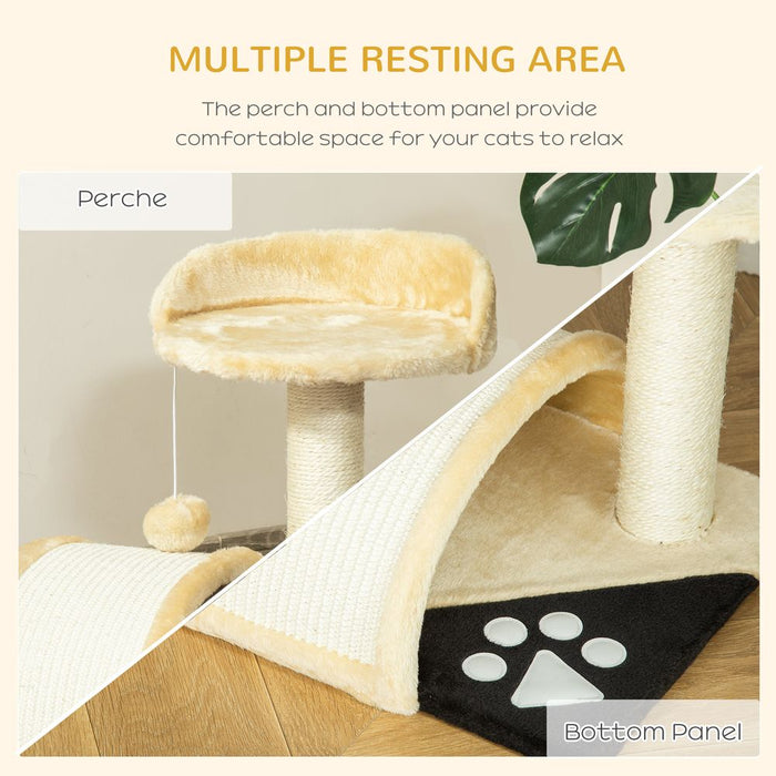 Premium Cat Tree: Scratching, Resting, and Play Activity for Kitten Home