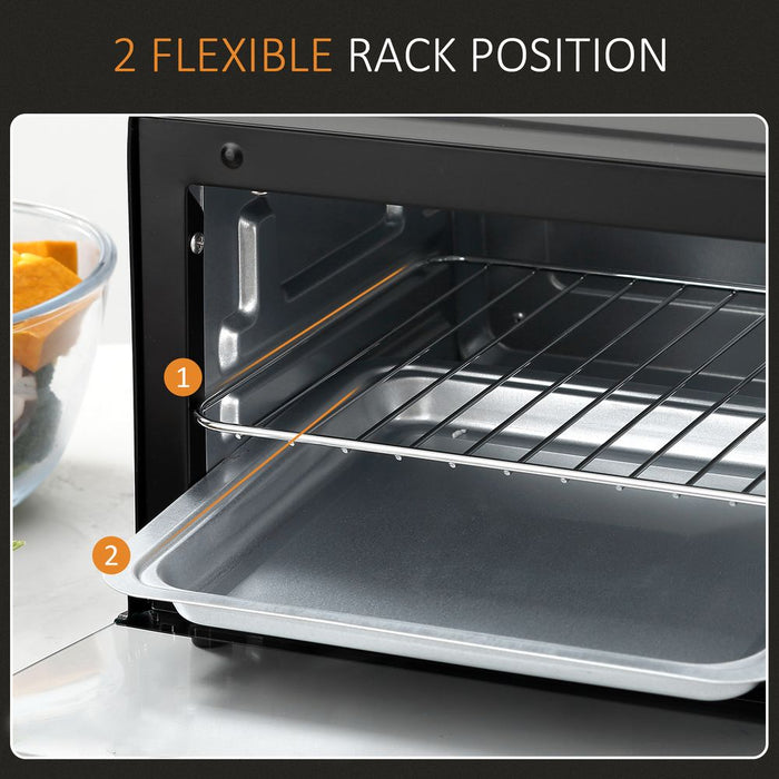 Mini Oven, 9L Countertop Electric Grill, Toaster Oven  750W