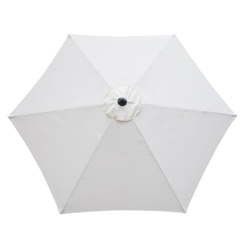 ?2.8m Patio Umbrella Parasol Outdoor Table Umbrella 6 Ribs Manual Push