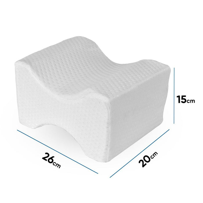 Superior Quality Memory Foam Leg Pillow - Aligns Spine for Perfect Sleep 5056157927474