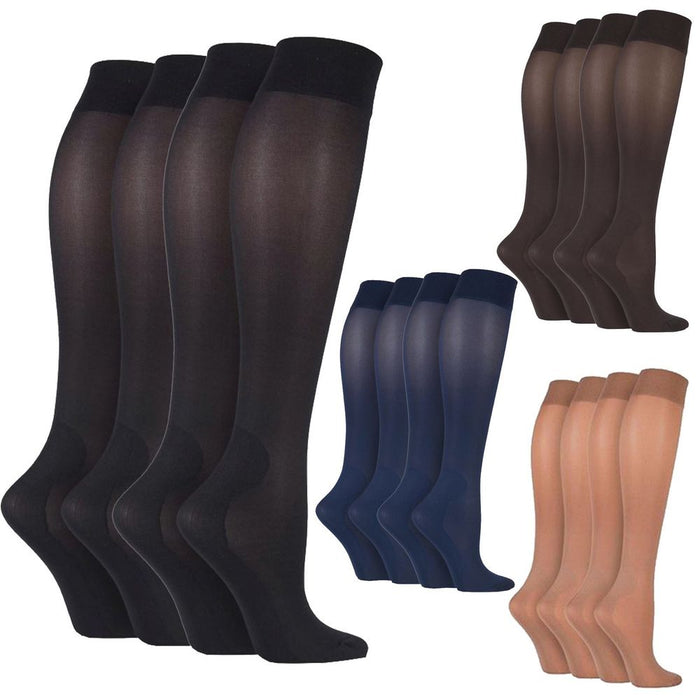 IOMI - 4 Pack Graduated Compression Energising Socks