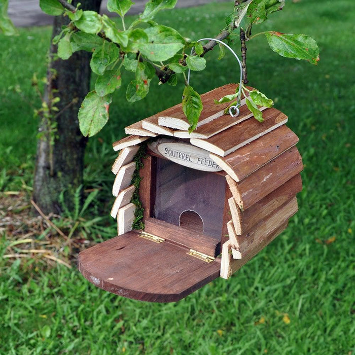 Wooden Squirell Feeder