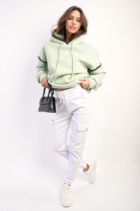 Ultimate Comfort & Style: Janelle Drawstring Cargo Joggers