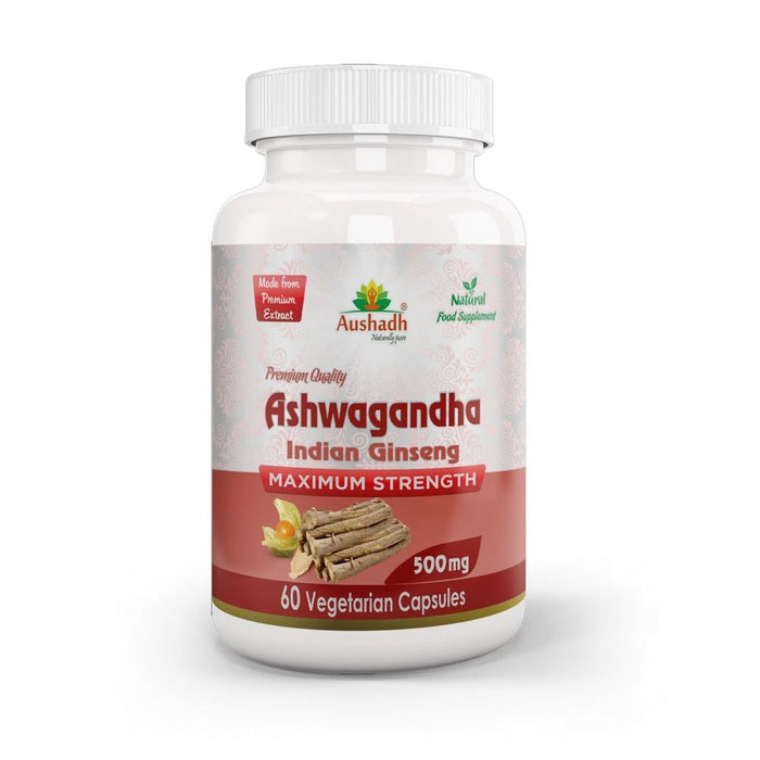 Ashwagandha Capsule - Powerful Ayurvedic Herb for Strength, Sleep, Immunity, Heart, and Brain - Top Quality