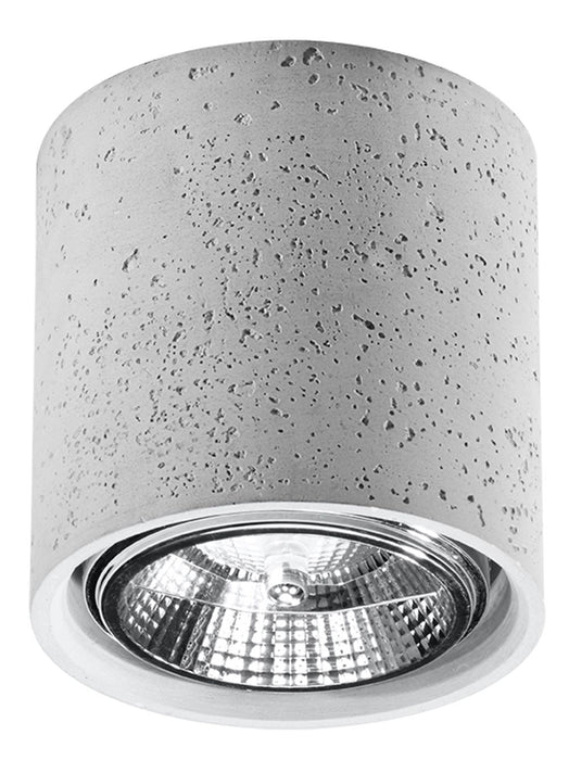 Stylish Concrete Grey Ceiling Lamp - Loft Design LED GU10 - Modern & Traditional Interiors