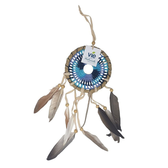 Handcrafted Crochet Dream Catcher, 12cm - Assures Pleasant Dreams, Unique Design & Beadwork