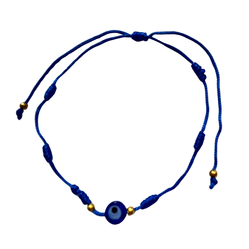 Evil Eye Seven-Knot Thread Braided Bracelet