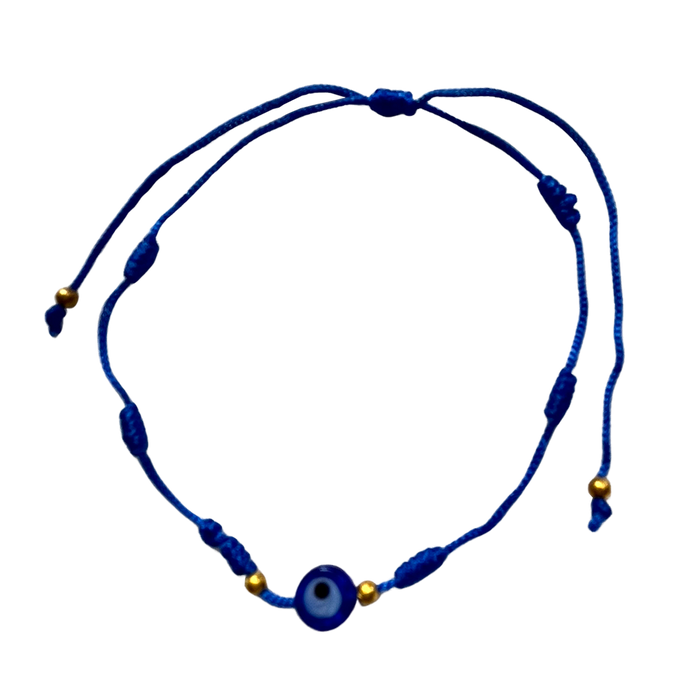 Evil Eye Seven-Knot Thread Braided Bracelet