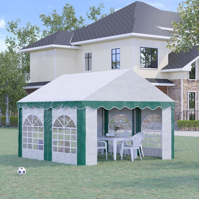 High-Quality 4x4m Marquee Gazebo, Perfect for Weddings and Events,
With Double Doors for Easy Access - Order Now!