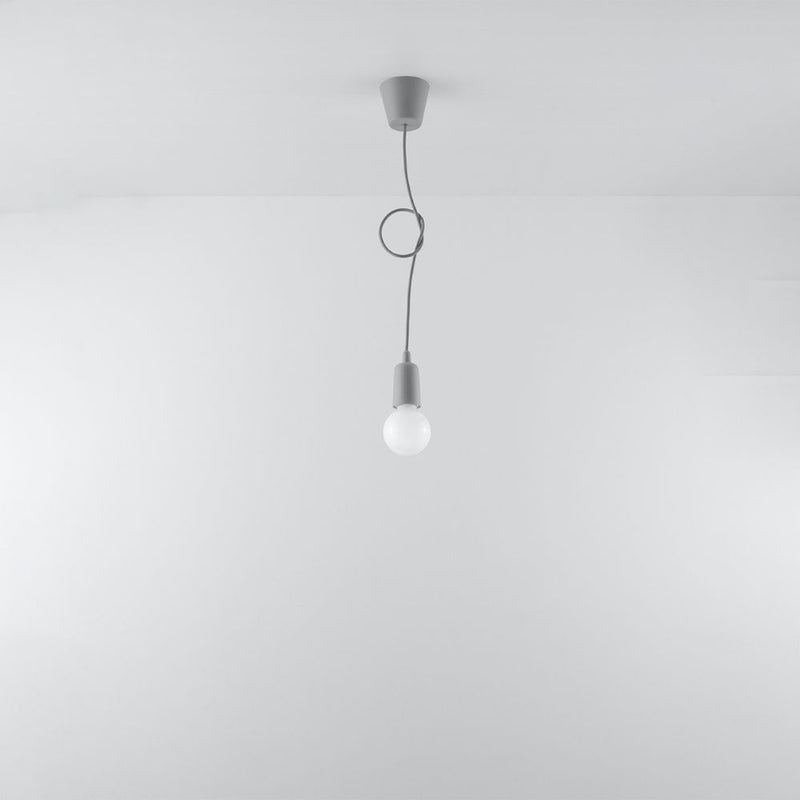 Pendant lamp PVC Diego modern Design E27