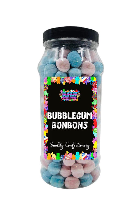 Bubblegum Bon Bons Retro Sweets Jar - Gift-Worthy Flavored Candy