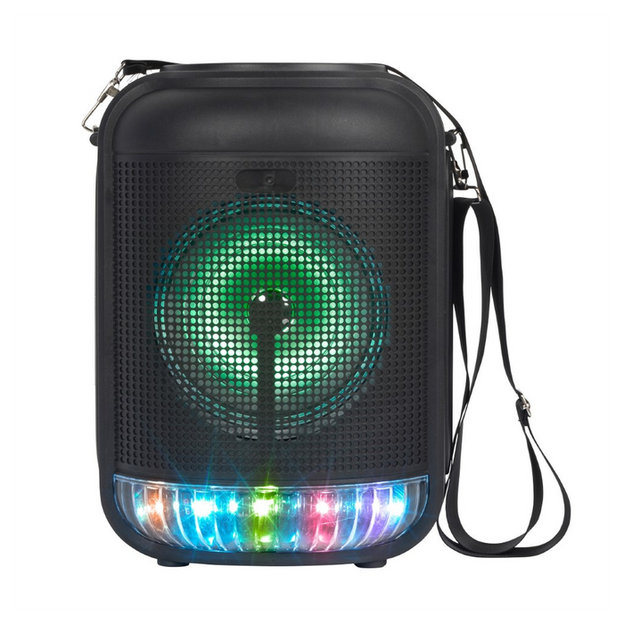 INTEMPO WDS490 LED BLUETOOTH PARTY SPEAKER KARAOKE BLK