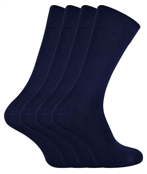 4 PAIRS Ladies Bamboo Crew Socks - CR2