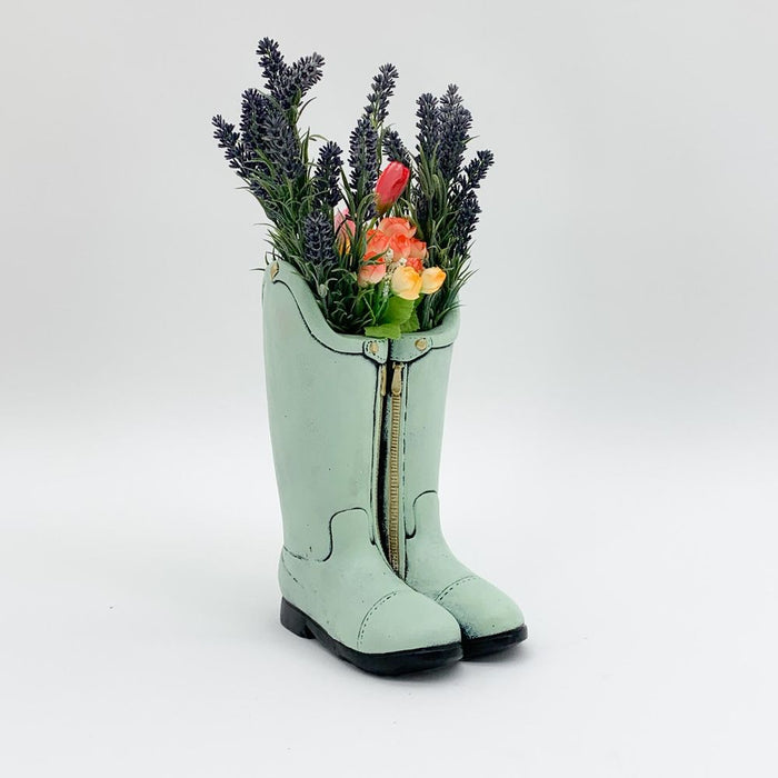 Premium Quality 29CM Pale Green Boot Planter - Limited Stock