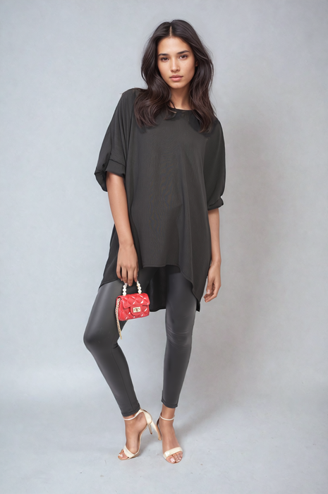 Reign Balloon Sleeve Oversized Top - Versatile Chic & Breezy Comfort!