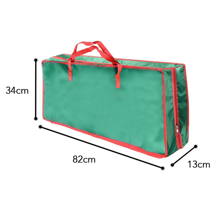 VINSANI CHRISTMAS GIFT WRAP FABRIC STORAGE BAG - 2PK, Waterproof & Dustproof, Large Size (83x35x14 cm)