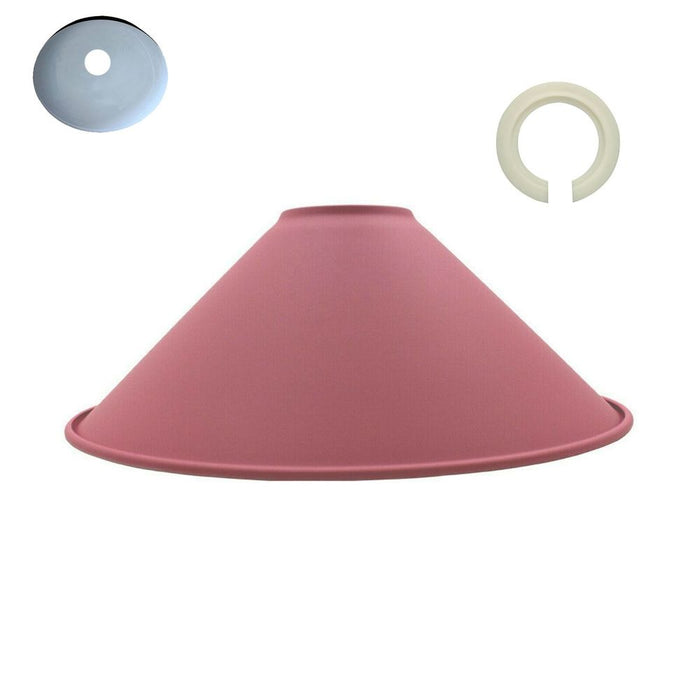 Modern22 x 10cm Cone Light Shades Metal Easy Fit Ceiling Pendant Hanging Lampshade only