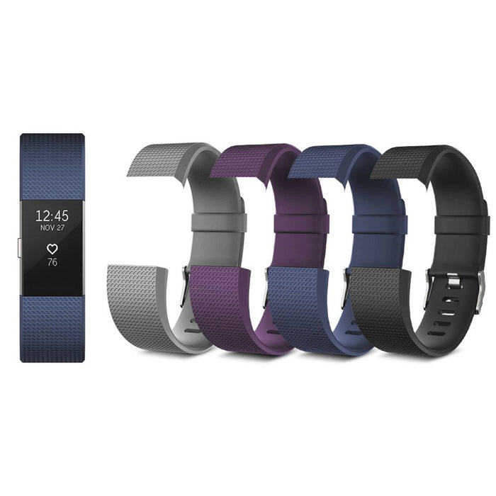 Fitbit Charge 2 Classic Adjustable Replacement Straps - Small | Large