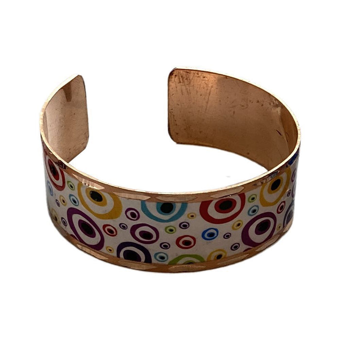 Good Luck Evil Eye Copper Cuff