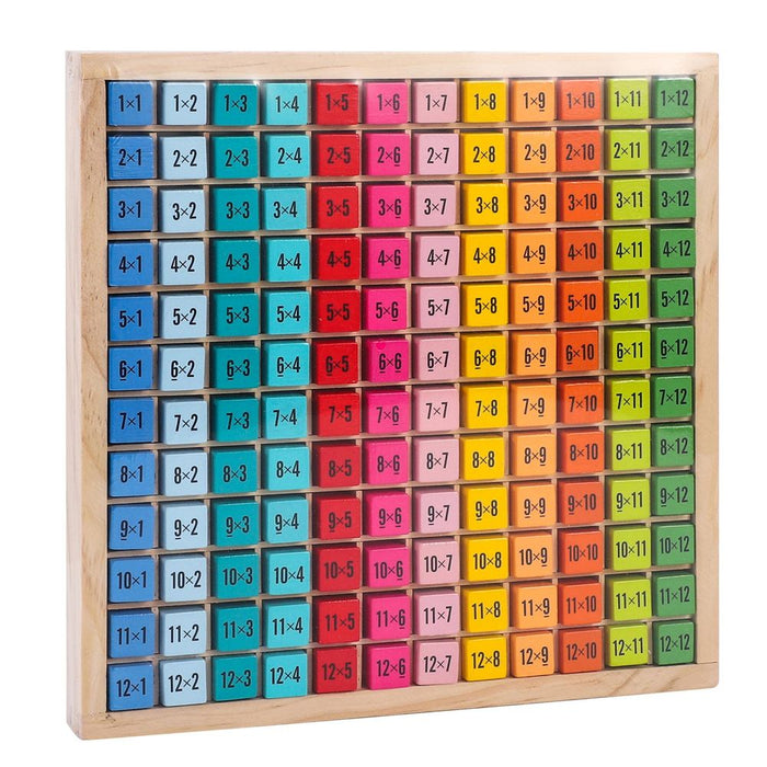 SOKA Twelve Times Table - Colorful Learning Blocks for Kids - Educational Toy - Certified Quality - Ideal Gift