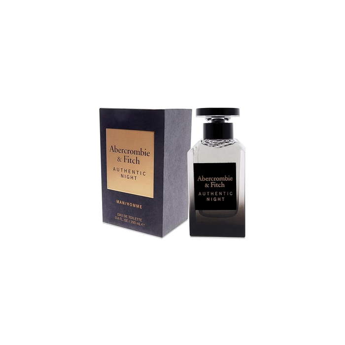 Abercrombie & Fitch Authentic Night Man  Eau De Toilette Spray 100ml