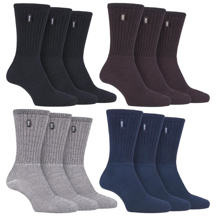 Jeep Men's Vintage Leisure Boot Socks - 3 Pr Pack