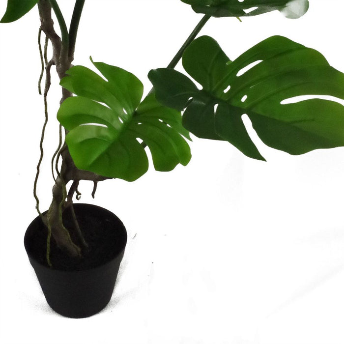 70cm Artificial Twisted Stem Monstera Plant