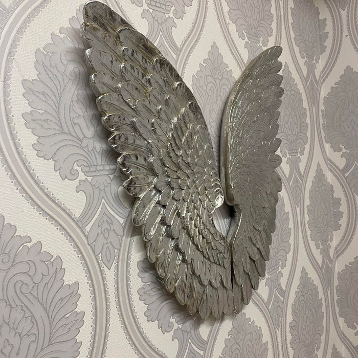 Stunning 70cm Antique Silver Left/Right Wings - High Quality, Captivating Design - Perfect for All!