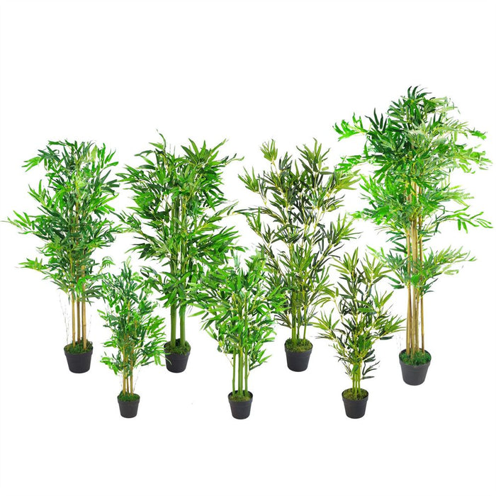 Premium 120cm (4ft) Artificial Bamboo Trees - Natural Look, No Maintenance