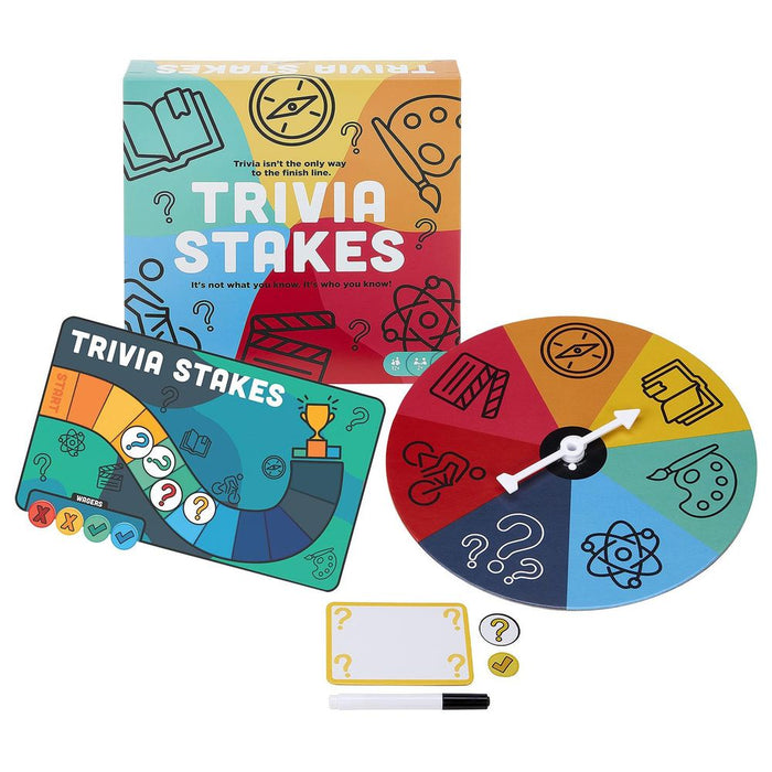 Trivia Stakes: Exciting Board Game with Trivia & Wagers