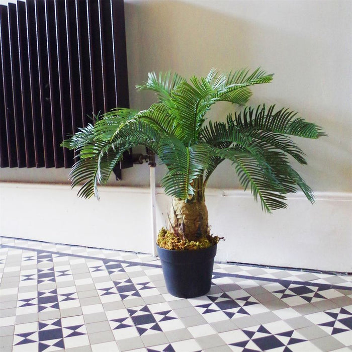 60cm Artificial Cycas Palm Tree - Lifelike & Lush Green