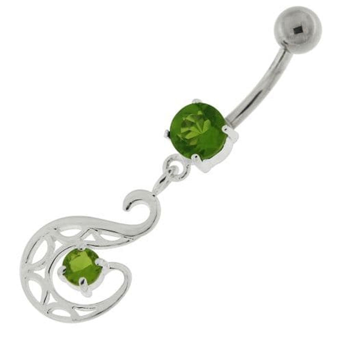 Dangling Fashion Swan Navel Belly button Ring