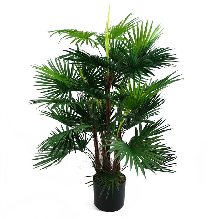 Ultra-Realistic 90cm Fan Palm Tree - Lifelike Quality - Perfect for Any Space